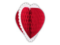 Rozeta decorativă Inimă - 25 cm - 1 buc.