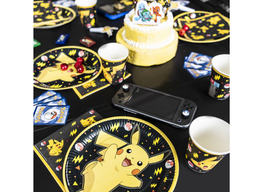 Farfurii de hârtie Pokemon - 23 cm - 8 buc.