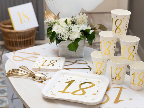 Cupe pentru petrecerea celei de-a optsprezecea aniversări - 10 buc.