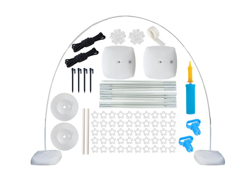 Suport baloane Arc alb - 3 m - 1 buc.