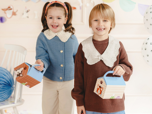 Cutii decorative pentru tort Doggies - 6 buc.