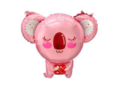 Balon de folie roz Koala - 49x54cm - 1 buc.