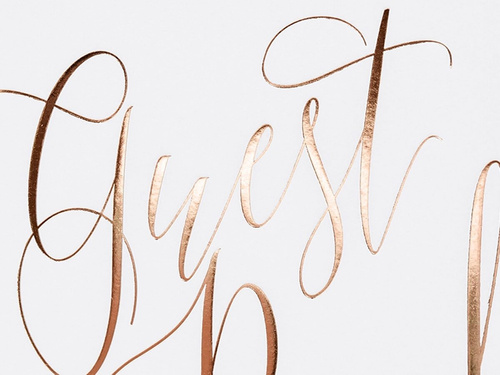 Carte de invitați de nuntă albă - 22 pagini