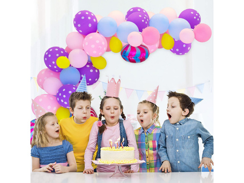 Set baloane multicolore pentru ghirlande - 99 buc.