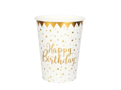 Cupe Happy Birthday - 270 ml - 10 buc.