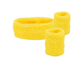 80s Disco brățări galbene - 3 buc.