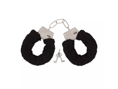 Manșete negre cu blană - 1 buc.