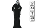 Skeleton decor în picioare - 260 cm - 1 buc.