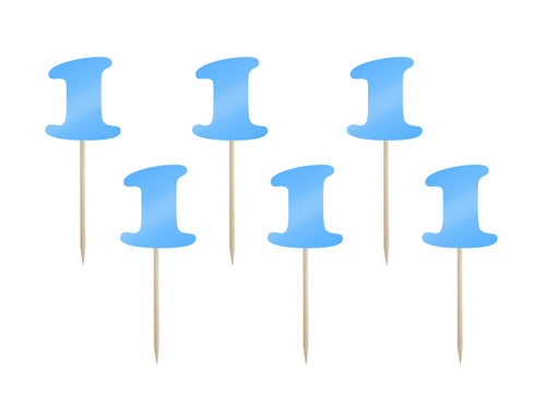 Cuverturi pentru copii de un an albastru - 6 buc.