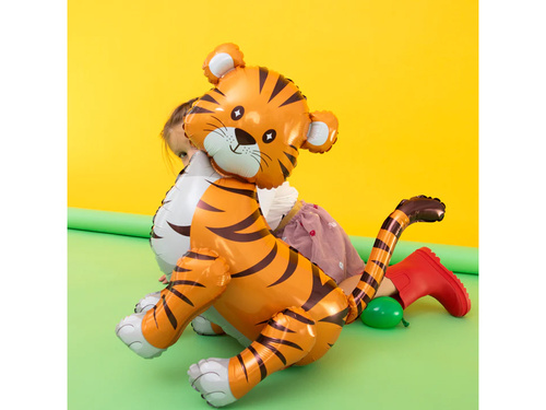 Balon tigru din folie - 58 x 56 cm - 1 buc.