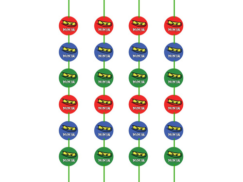 Ninja ziua de naștere agățat decor