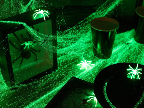 Pânză de păianjen fluorescentă - 500g - 1 buc.