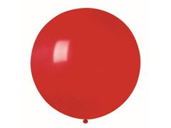 Balon gigant 85 cm în diametru - roșu închis pastel - 1 buc.
