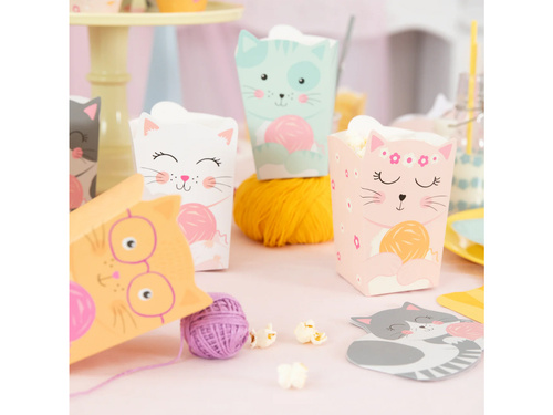 Cutii de popcorn pentru pisici - 6 buc.