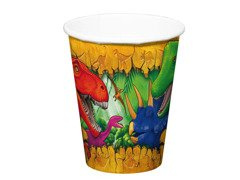 Cupe aniversare dinozauri - 250 ml - 6 buc.