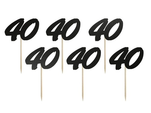 Picuri pentru tort 40 - 6 buc.