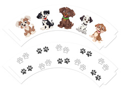 Folii pentru cupcakes Pies - 6 buc.