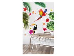 Abțibilduri păsări tropicale - 21 buc.