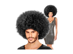 Peruca afro negru mare Jimmy