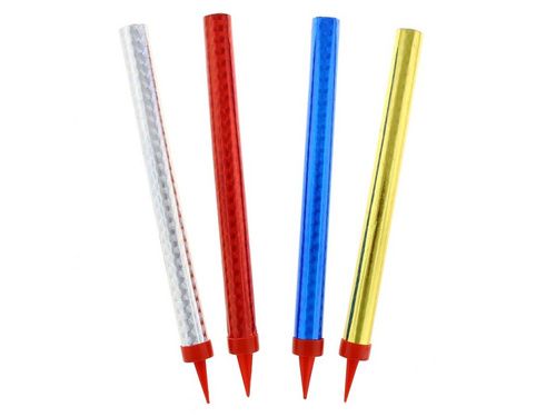 Fântână pentru tort - 4 culori - 18 cm - 4 buc.