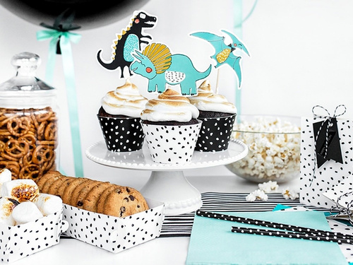 Toppere pentru tort Dino Party - 10,5 - 20 cm - 5 buc.
