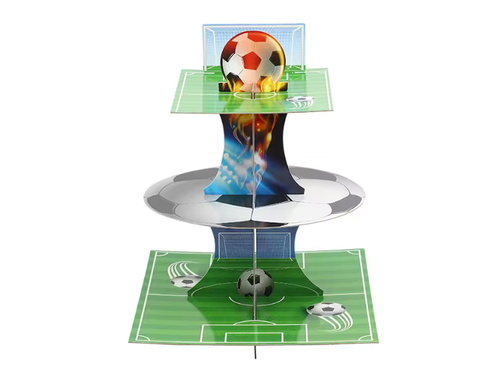 Cupcake tinsel stand Fotbal - 1 buc.