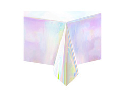 Față de masă din folie iridescentă - 137 x 274 cm - 1 buc.