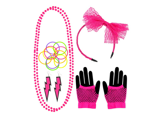 80s disco set - neon roz