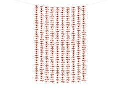 Perdea - perdea de ușă cu flori roz metalic auriu - 100 x 210 cm