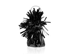 Greutăți din folie pentru baloane umplute cu heliu - negru - 145 g