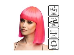 Peruca Djamilla roz jucăuș