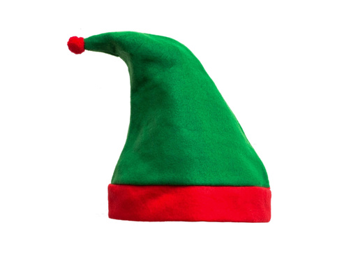 Pălărie de elf verde - 1 buc.