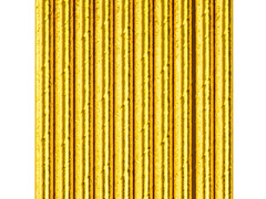 Paie tub aurie metalizată - 10 buc.