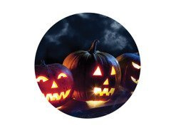 Vafe decorative pentru tort de Halloween - 20 cm