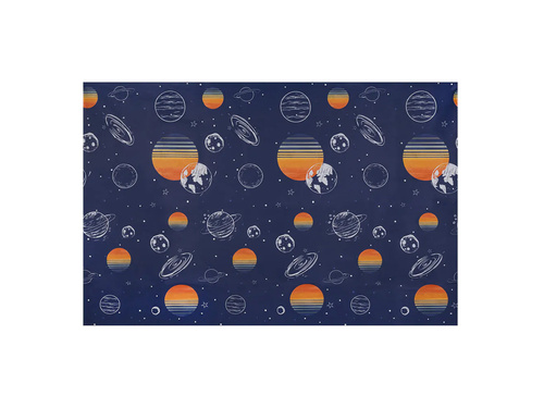 Față de masă aniversară Cosmos - 120 x 180 cm - 1 buc.