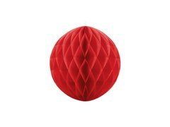 Decorațiune suspendată cu bilă roșie - 20 cm - 1 buc.