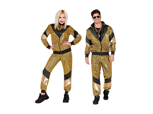Costum anii '80 - trening auriu reflectorizant