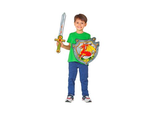 Set Dragon Knight - sabie și scut din spumă