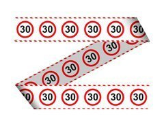 Banner bandă Semn de interdicție 30st - 15 m - 1 buc.