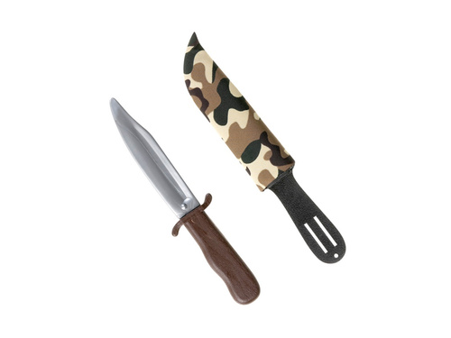 Pumnal cu teacă de camuflaj - 28 cm