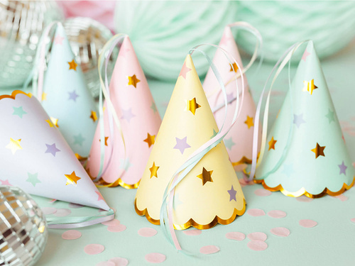 Capace de hârtie Stele - 6 buc.