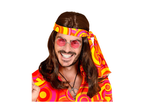 Bronz 1970s Disco Fever Hippie peruca. cu o trupă