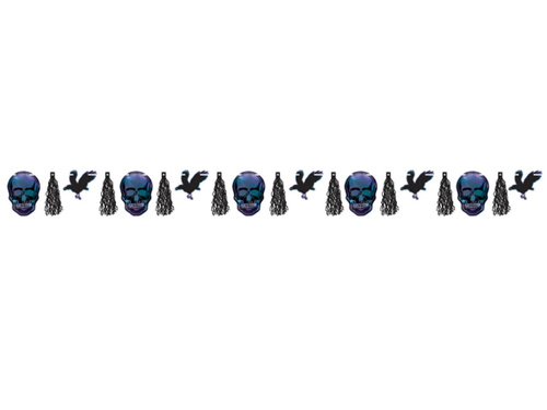 Garnitură cu ciucuri de craniu - 1 buc.