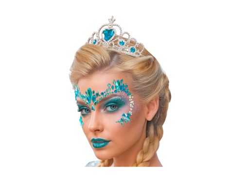 Tiară din argint cu bijuterii turcoaz