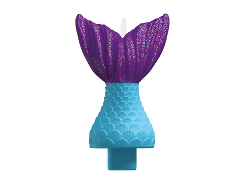 Lumânare aniversară Mermaid Wishes - 13 cm - 1 buc.