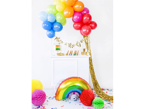 Perdea de ușă aurie metalică - 2,5 m x 90 cm