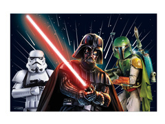 Față de masă aniversară Star Wars - 120 x 180 cm - 1 buc.