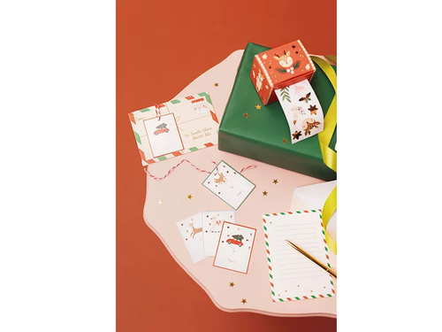 Naklejki świąteczne Merry Christmas - 52 szt.