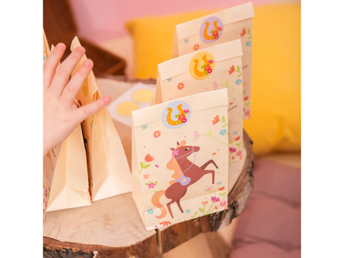 Pungi de hârtie Cai - 6 buc.