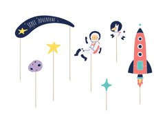 Toppere pentru tort Cosmos 9.5 - 24.5cm - 7 buc.